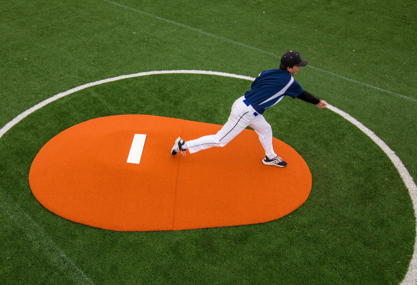10"  Two- Piece Baseball Portable Pitching Game Mound