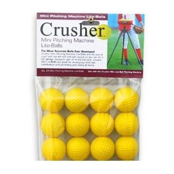 Heater Sports Crusher White Mini-Balls (24 Pack) CR14